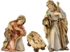 Hl. Familie mit Jesukind lose in Holzwiege C/ Nr. 790503 11 cm - € 112,60